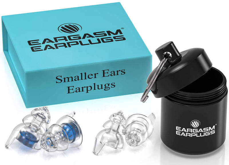 Eargasm Smaller Ears Earplugs for Concerts Musicians Motorcycles Noise Sensitivity Disorders and More! Two Different Sizes Included to Accommodate Smaller Ear Shapes! Blue - NewNest Australia