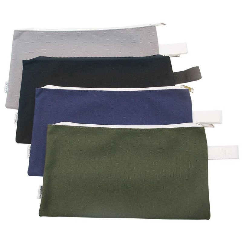 Augbunny 100% Cotton 16oz Heavy Duty Multi-purpose Canvas Zipper Tool Bag Organize Storage Pouch 4-pack Large - NewNest Australia