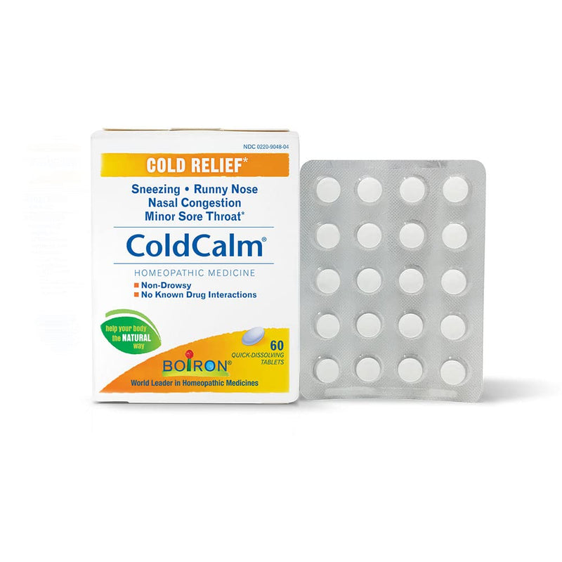 Boiron Coldcalm, 60 Tablets, Homeopathic Medicine for Cold Relief 60 Count (Pack of 1) - NewNest Australia