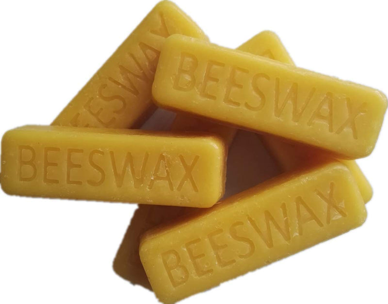 Beesworks® (6) 1oz Yellow Beeswax Bars - Package of (6) 1oz Bars (6oz) - Cosmetic Grade 1 - NewNest Australia