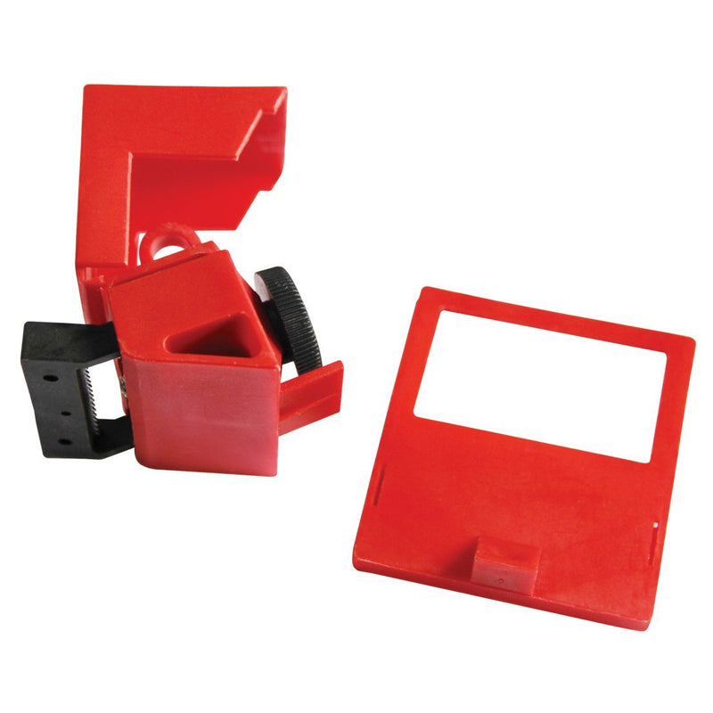 Lockout Safety Supply 7257 480/600V Clamp-On Breaker Lockout-Cleat, Red - NewNest Australia