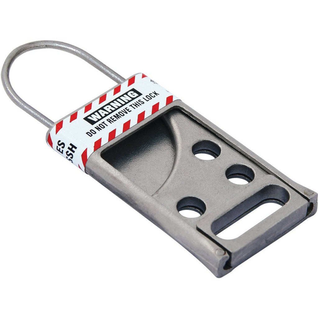 Lockout Safety Supply 7242 Stainless Steel Hasp, Silver - NewNest Australia