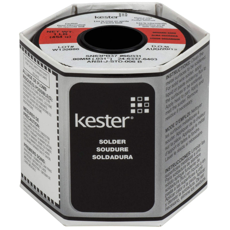 Kester 331 Organic Core Solder 63/37 .031 1 lb. Spool by NTE Electronics (1) - NewNest Australia