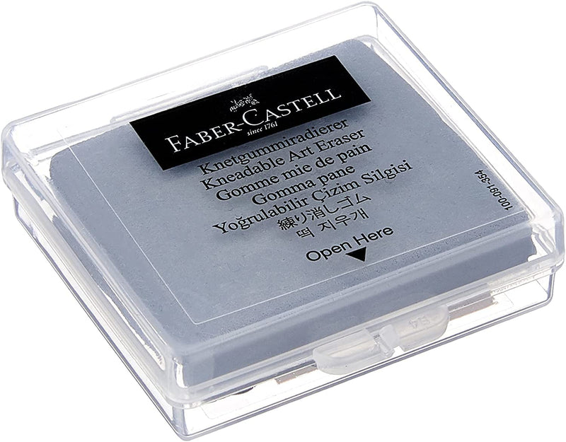 Faber-Castell Erasers - Drawing Art kneaded Erasers, Large size Grey - 4 Pack - NewNest Australia