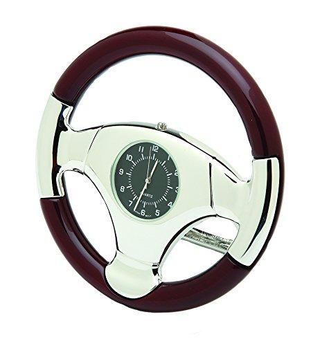 NewNest Australia - Sanis Enterprises 6" D Steering Wheel Desk Clock, 6" 