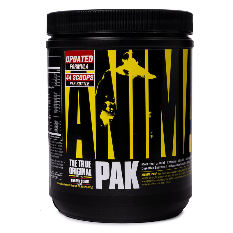 Animal Pak - The Complete All-in-one Training Pack - Multivitamins, Amino Acids, Performance Complex and More - For Elite Athelets and Bodybuilders - Cherry - 44 Scoops 22 Servings (Pack of 1) - NewNest Australia