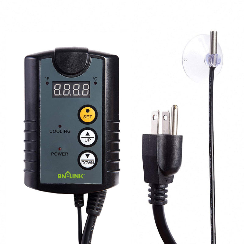 BN-LINK Digital Cooling Thermostat Controller for Cooling Device Circulation Box Fans 40-108F 8.3A 1000W - NewNest Australia