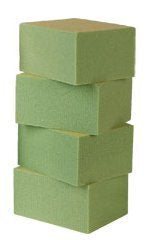 Greenbrier 4 Piece Gentle Grip Floral Foam Blocks, Green - NewNest Australia