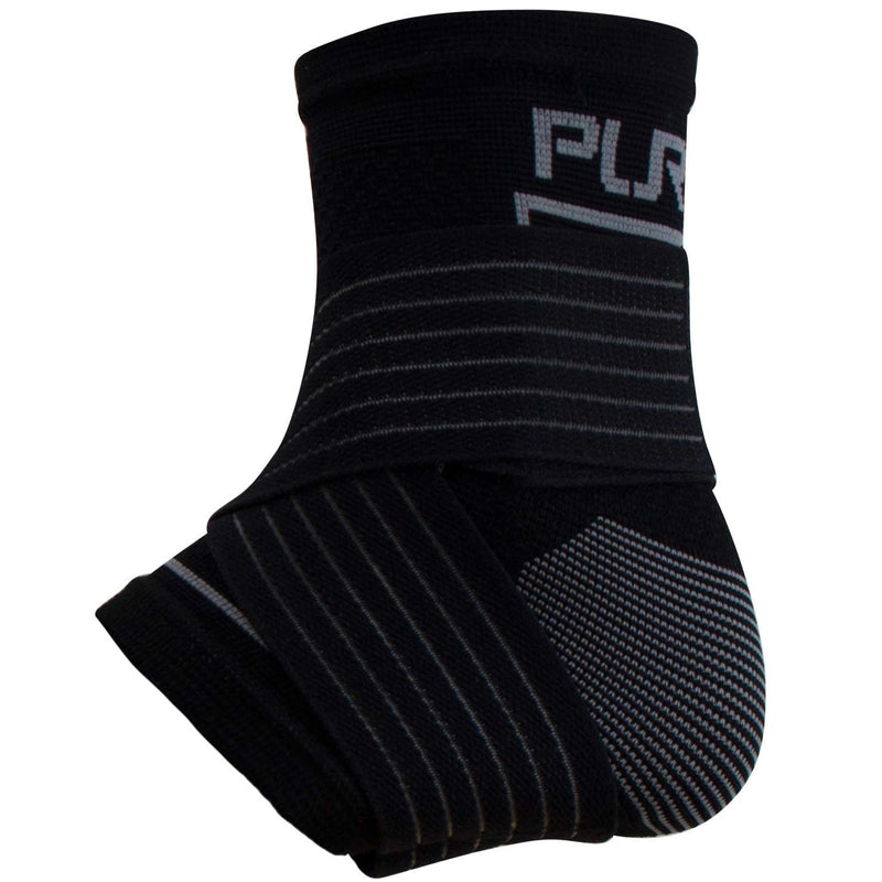 Ankle Brace Support Stabilizer – Compression Sleeve, Adjustable – Great for Running, Tennis, Sprains, Volleyball S/M Black - NewNest Australia