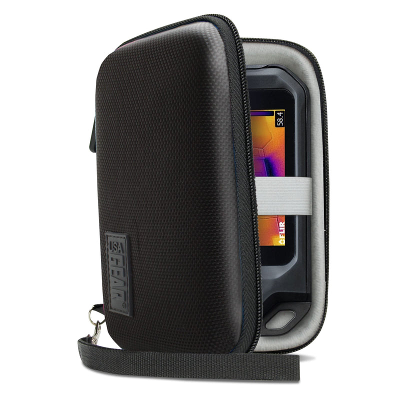 USA GEAR Thermal Imager Case - Hard Thermal Imager Carrying Case - Compatible with FLIR C5, FLIR C3, FLIR C2, Seek Reveal, Seek XR, Seek PRO, Seek Fastframe XR, and More Thermal Imagers - Black - NewNest Australia