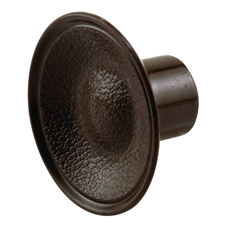 Prime-Line Products MP6871 by-Pass Door Knobs, 1-13/16 in, Outside Diameter, Plastic Construction, Brown, Includes Fasteners, Pack of 10 - NewNest Australia