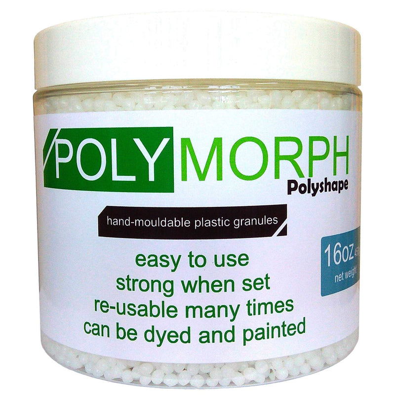 Polyshape Polymorph Hand moldable Plastic 16oz tub [plastimake, thermoplastic] - NewNest Australia