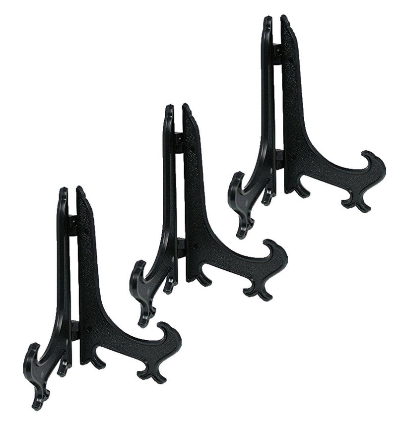 NewNest Australia - Black Duck Brand Set of 3 Large 9 3/4 Inch Black Folding Display Easels (Large) 