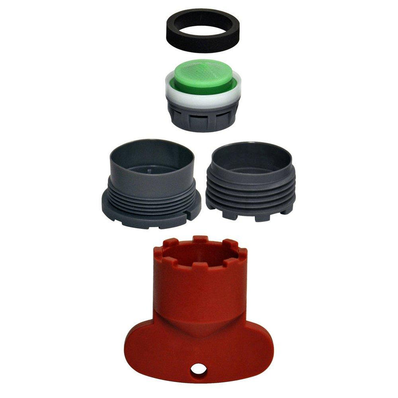 Danco 10780 1.5 gpm Cache Aerator Kit for Delta and Moen Faucets, Red/Black - NewNest Australia