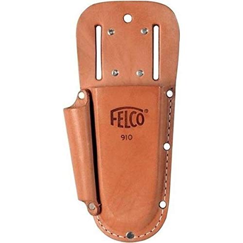 Felco Leather Holster (F 910+) - Tool Pouch w/ Extra Slot for Pruning Shears or Construction / Utility Tools - NewNest Australia