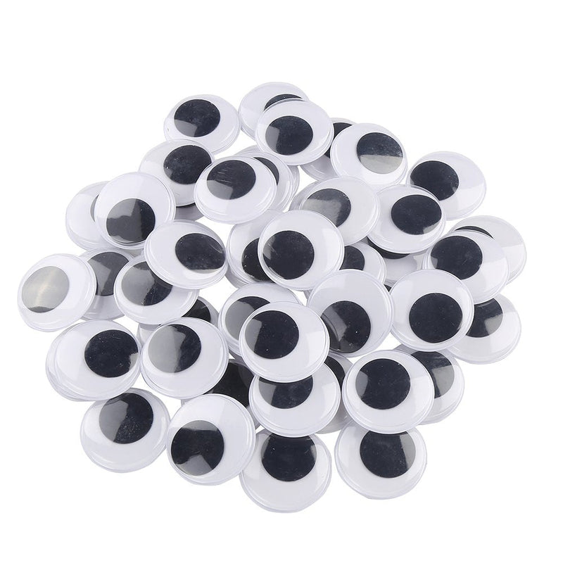 DECORA 20mm 500pc Round Wiggle Googly Eyes with Self-Adhesive 20mm-500pcs - NewNest Australia