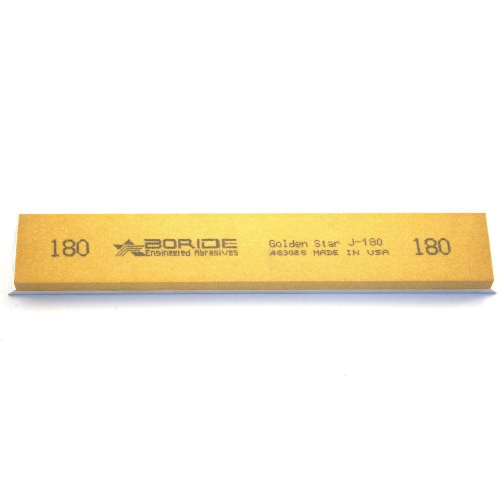 Boride Golden Star Series 6" x 1" x 0.25" Sharpening Stone with Aluminum Mounting for Edge Pro 1,000 Grit F 1000 - NewNest Australia