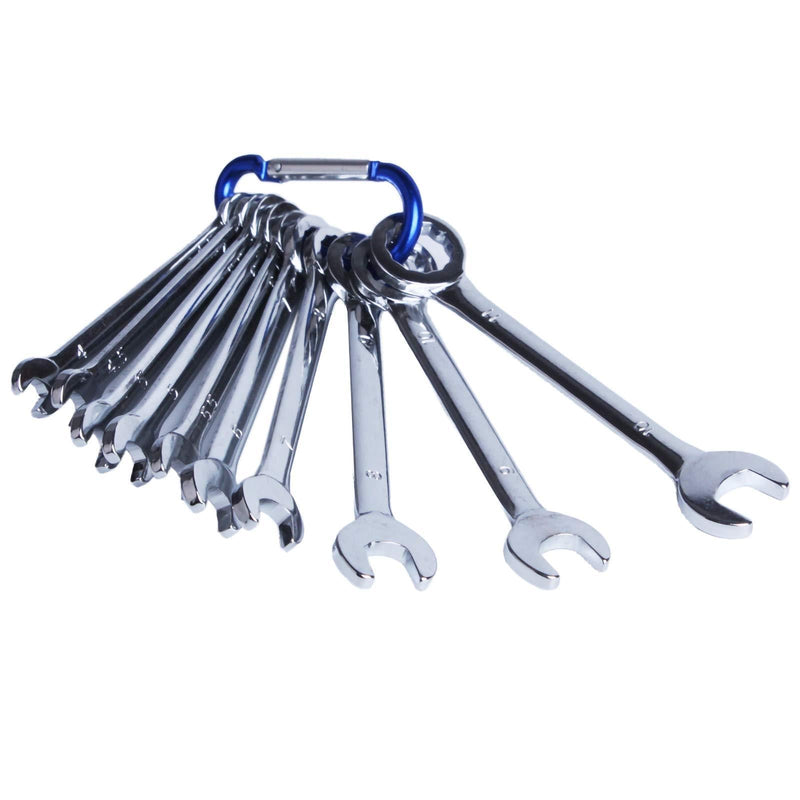 Andux Land 10 PCS Mini Combination Wrench Spanner Set 4-11mm Metric MNBS-01 MET - NewNest Australia