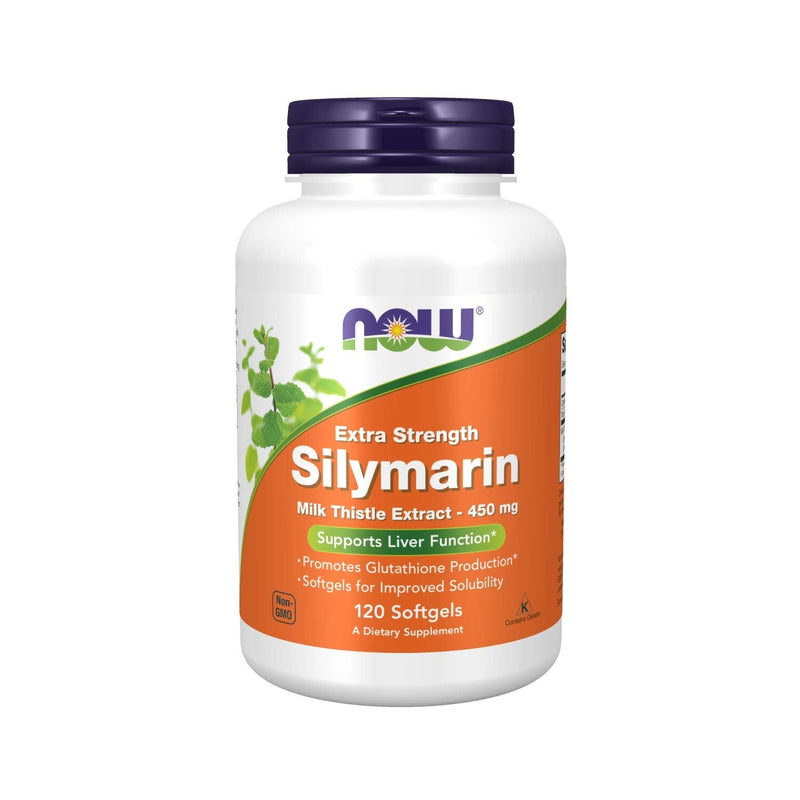 NOW Supplements, Silymarin Milk Thistle Extract, Extra Strength 450 mg, 120 Softgels - NewNest Australia