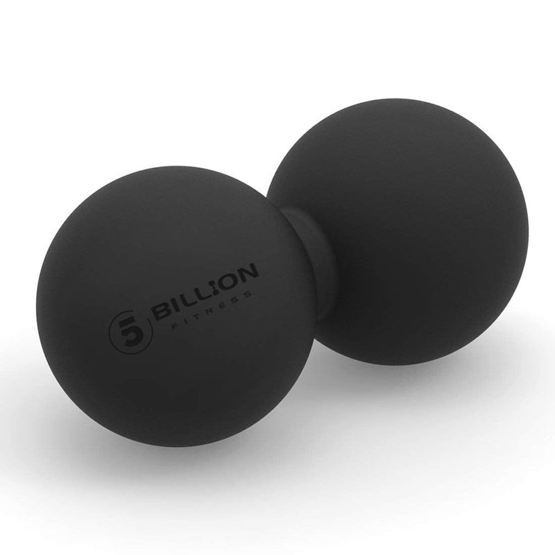5BILLION Peanut Massage Ball - Double Lacrosse Massage Ball & Mobility Ball for Physical Therapy - Deep Tissue Massage Tool for Myofascial Release, Muscle Relaxer, Acupoint Massage Black - NewNest Australia