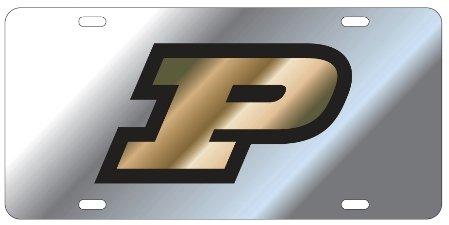 Purdue University Boilermakers Mirrored License Plate Tag - NewNest Australia