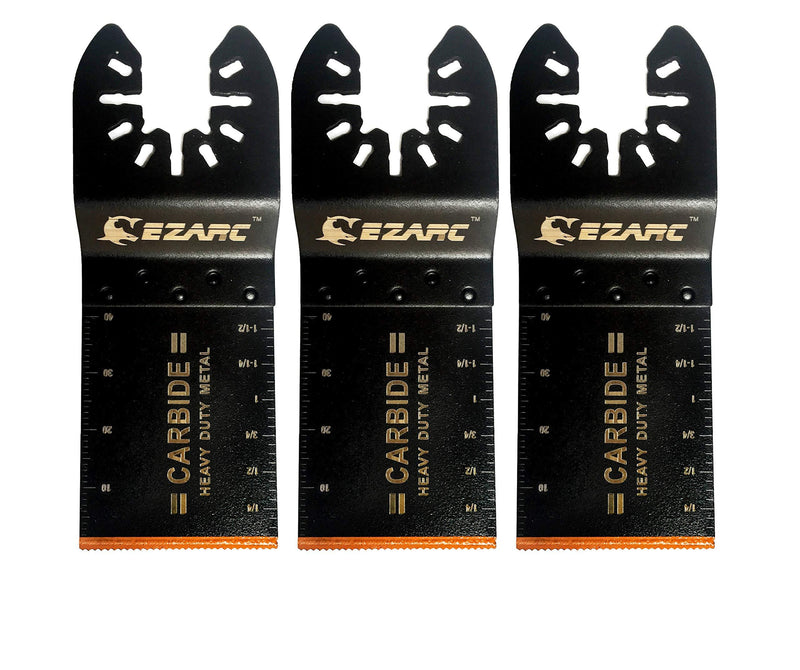 EZARC Oscillating Multitool Blade Carbide Saw Blades for Hard Material / Metal / Nails / Bolts / Screws, 3-Pack - NewNest Australia