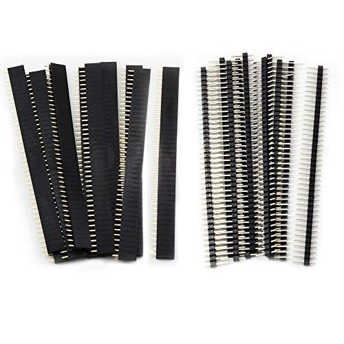 OCR 20PCS 2.54mm Breakaway PCB Board 40Pin Male and Female Header Connector for Arduino Shield Male and Female Header --20PCS - NewNest Australia