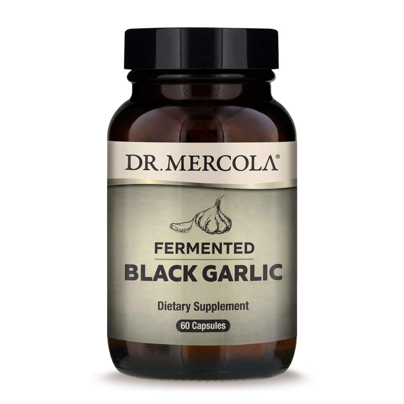 Dr. Mercola, Fermented Black Garlic Dietary Supplement, 30 Servings (60 Capsules), Supports Immune Health and Blood Pressure Health, Non GMO, Soy-Free, Gluten Free - NewNest Australia