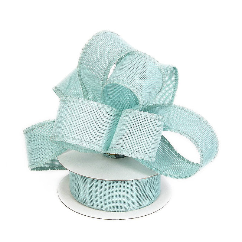 Burlap Ribbon Perfect for Wedding Home Decoration Gift Wrap Bows Made Handmade Art Crafts 1-1/2 Inch X 10 Yard Spool (Blue) Blue - NewNest Australia