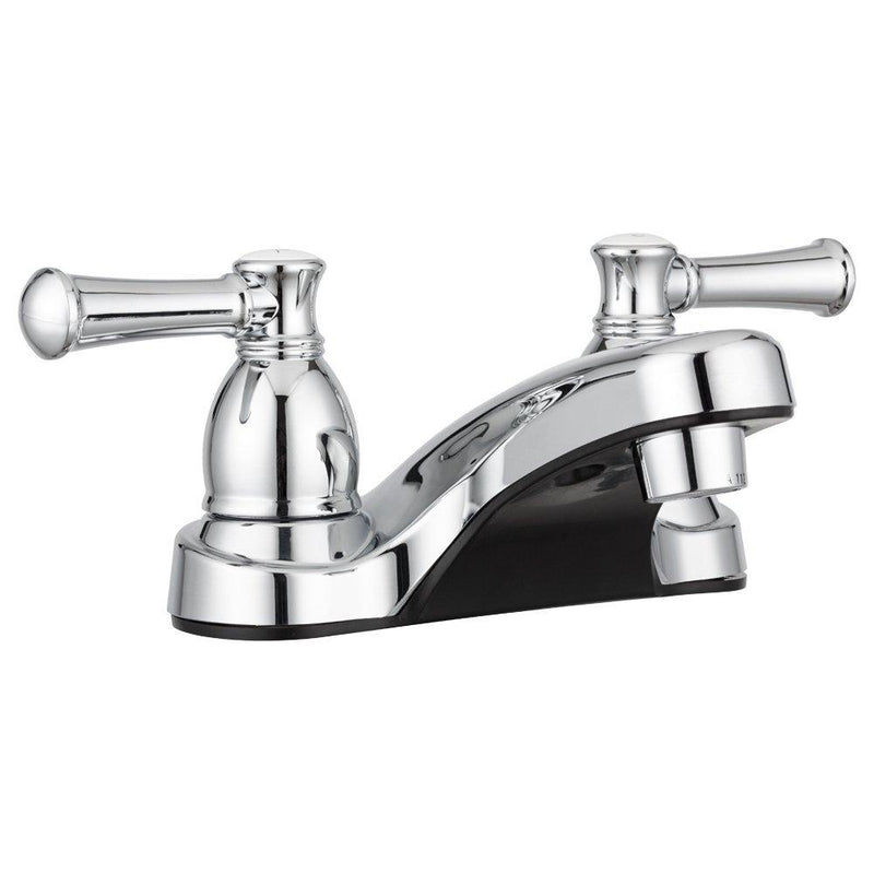 Dura Faucet DF-PL700L-CP RV Bathroom Faucet with Classical Hot and Cold Handles (Chrome) Classic Hot/Cold Levers Chrome Polished - NewNest Australia