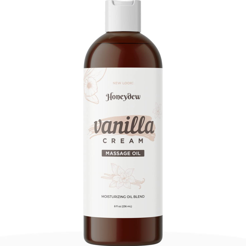 Tranquil Full Body Massage Oil - Highly Absorbent Vanilla Body Oil for Men and Women with Natural Sweet Almond Oil - Relaxing Massage Oil for Massage Therapy with Moisturizing Jojoba and Coconut Oil - NewNest Australia