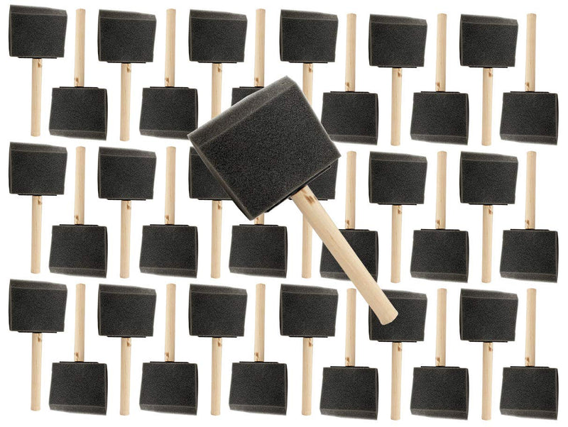 Pro Grade - Foam Brushes - 3 Inch - 36 Piece Poly Foam Brush Set - NewNest Australia