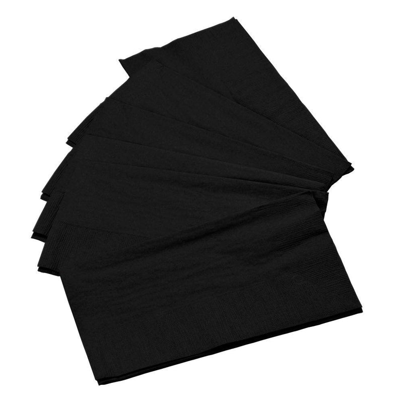 2 Ply Black Dinner Napkin Pack of 100 Pack of 125ct - NewNest Australia