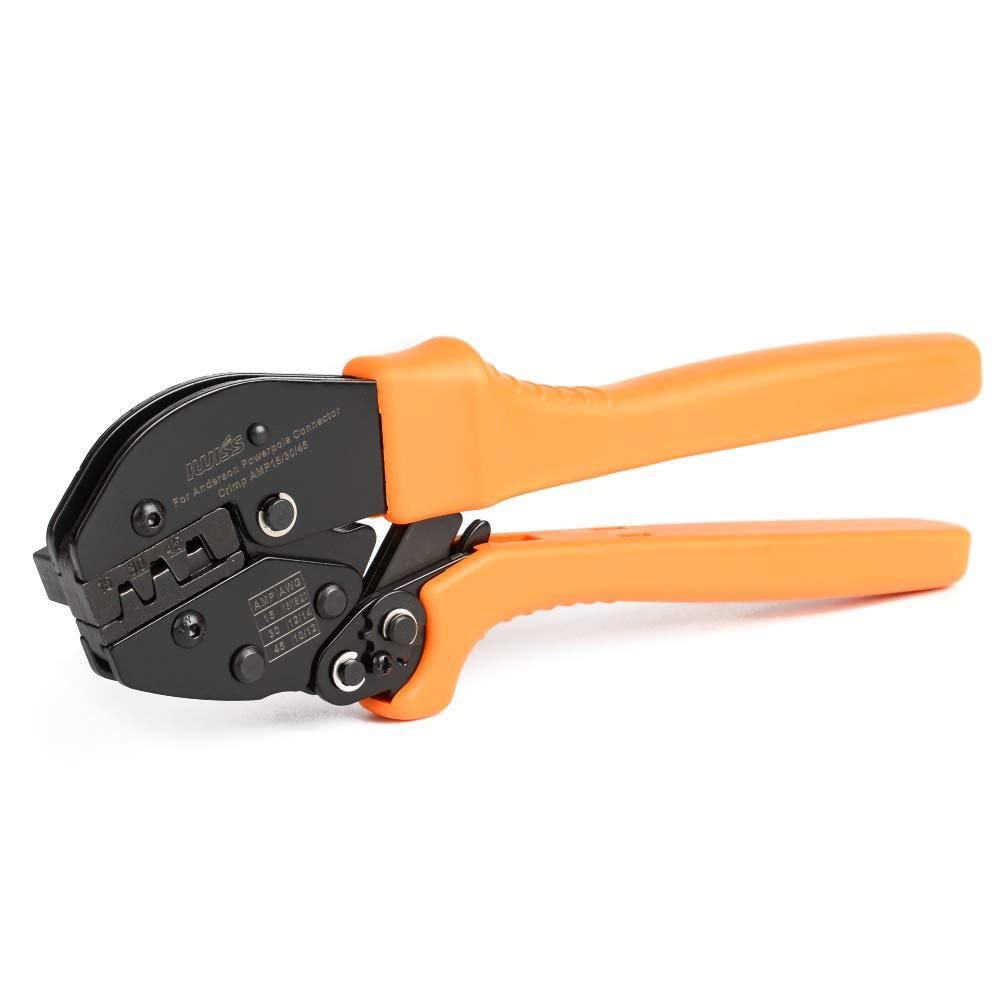 IWISS Ratcheting Wire Crimper Tools Works for Anderson AMP 15, 30 and 45 Cable Connectors, NO CONNECTORS Included!!! - NewNest Australia