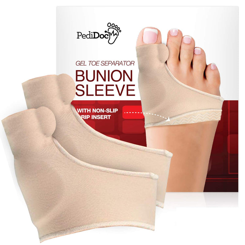 PediDoc™ Bunion Corrector – Bunion Relief Sleeves Bunion Pads Brace Cushions for Women Toe Straightener with Gel Toe Separator, Spacer, Straightener and Spreader – Hallux Valgus Relief Big Toe Alignment - NewNest Australia