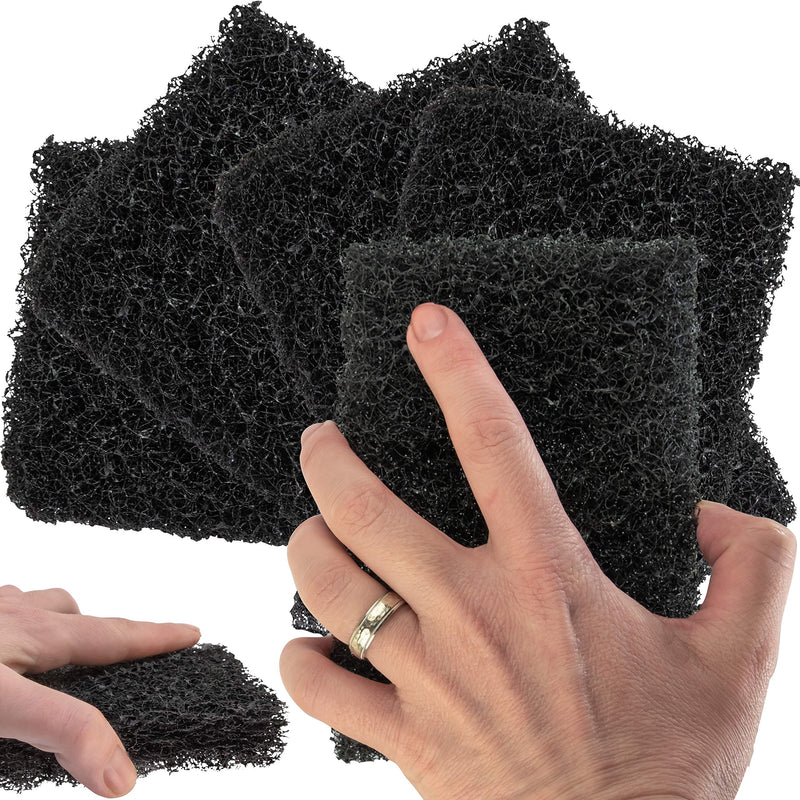 Restaurant-Grade Griddle Cleaning Pads 5 Pack. Use on Metal Grills, Cast Iron Cooktops & Stainless Steel Flat Tops. Quickly Cleans & Scours Baked-On Grease & Carbon. Heavy Duty, 4x6 Grit Scouring Pads - NewNest Australia
