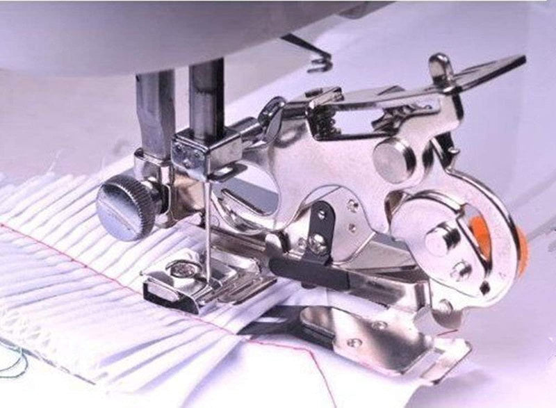 YEQIN Ruffler Foot (#55705) Sewing Machine Presser Foot for Singer Brother Juki Low Shank Sewing Machine (Pink Box) Pink Box - NewNest Australia