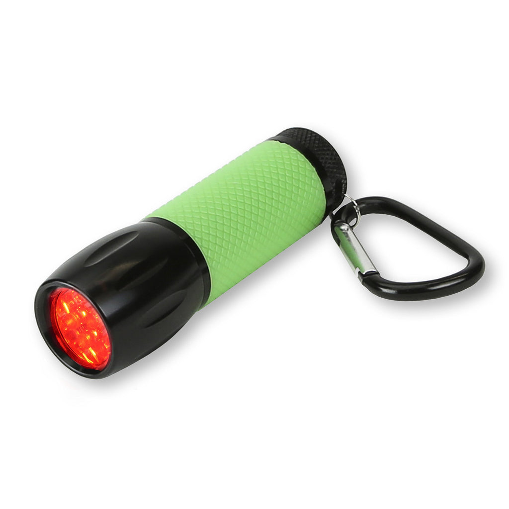 Carson RedSight Pro - Red LED Flashlight (Two Brightness Settings), X-Large, Green, Model:SL-33 - NewNest Australia