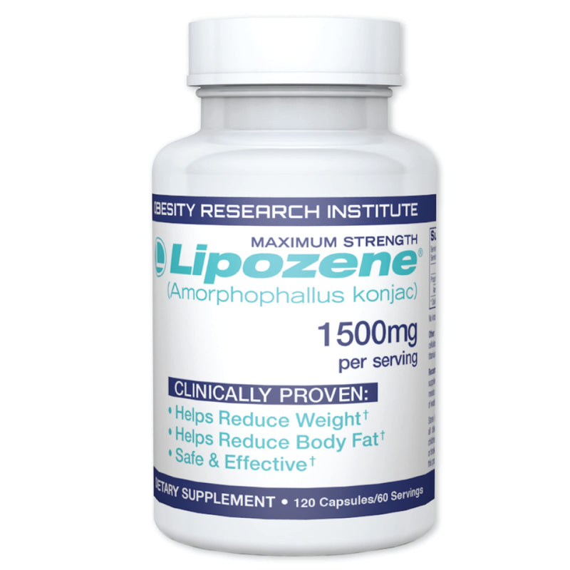 Lipozene MEGA Bottle - 120 Capsules - Largest Size Available - Appetite Suppressant and Control 120 Count (Pack of 1) - NewNest Australia