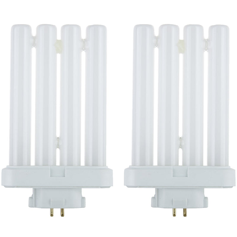 Sunlite Series FML27/30K/2PK Fluorescent 27W 3000K Warm White Quad Tube FML CFL Plugin Light Bulbs, 4-Pin GX10Q-4 Base, 2 Pack, 2 Count (Pack of 1), 3000K-Warm - NewNest Australia