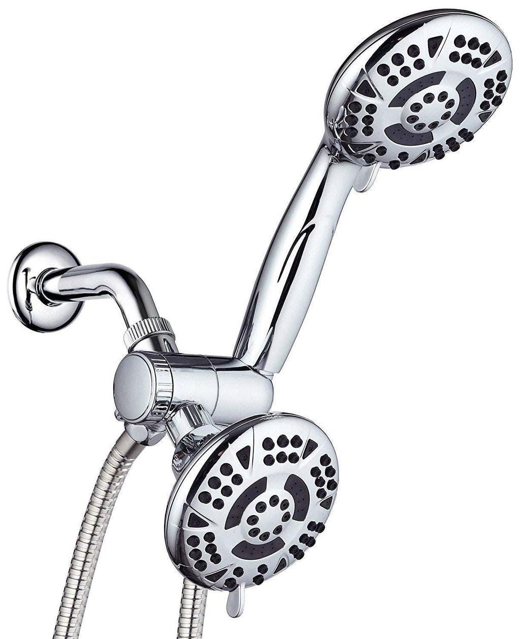 AquaDance High Pressure 3-way Twin Shower Combo Lets You Enjoy Two 4.15" 6-Setting Showers Separately or Together! Officially Independently Tested to Meet Strict US Quality & Performance Standards! - NewNest Australia