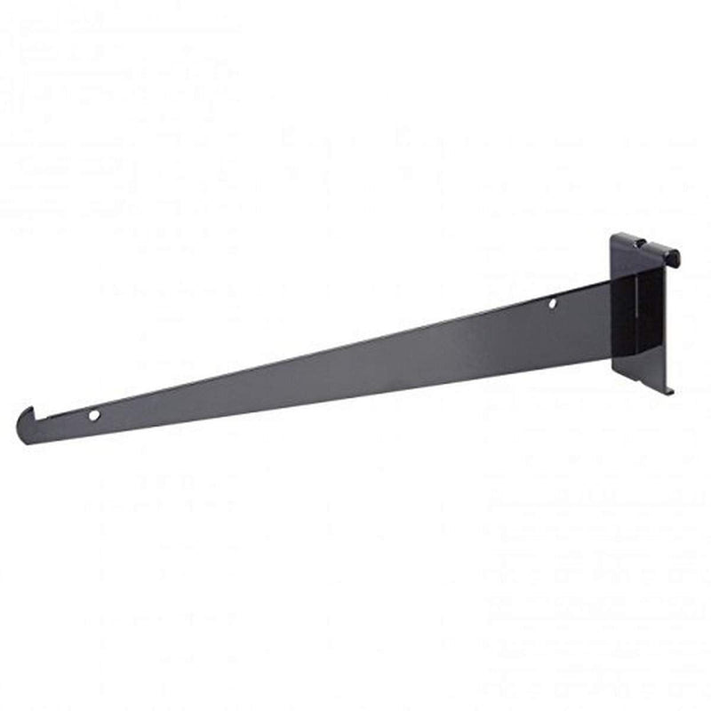 NAHANCO BLK14KB Gridwall Shelf Bracket 14" Black - NewNest Australia