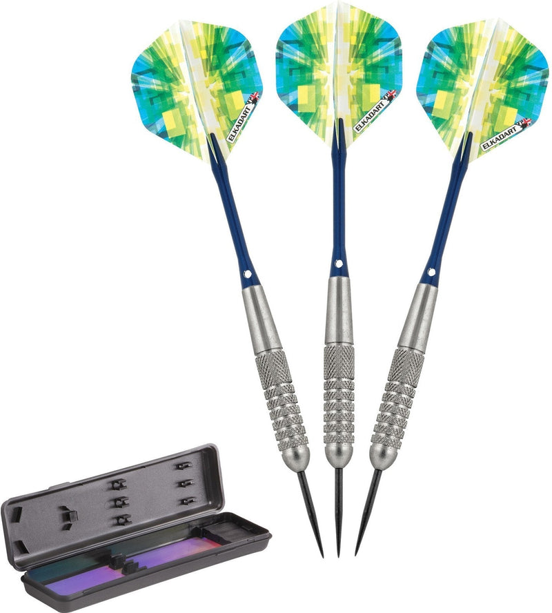 Elkadart Prism Steel Tip Darts with Storage/Travel Case 22 Grams - NewNest Australia