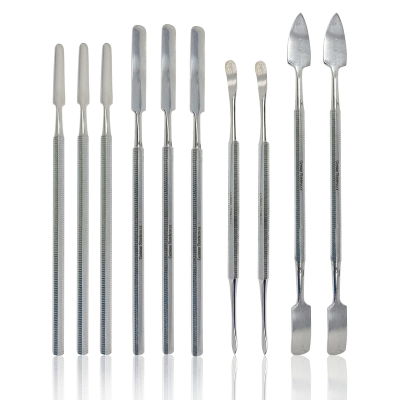 CYNAMED 10 Pc Stainless Steel Spatula Wax & Clay Sculpting Tool Set 10PC - NewNest Australia