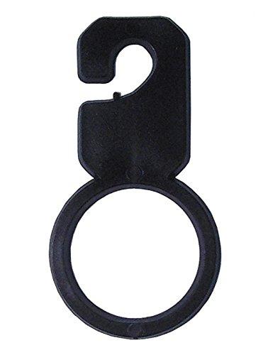 NewNest Australia - NAHANCO 6C1-100 Black Scarf Hanger - 100 (Pack of 100) 