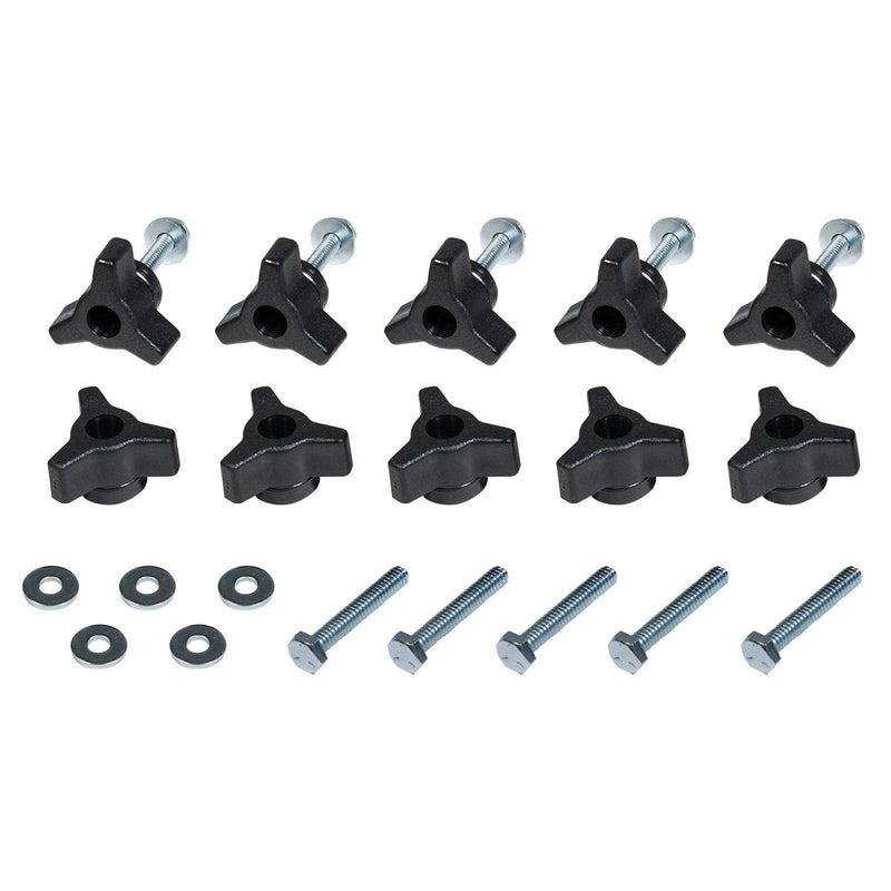 POWERTEC 71068 T-Track Knobs with 1/4-20 by 1-1/2" Hex Bolts and Washers(Set of 10) Other - NewNest Australia