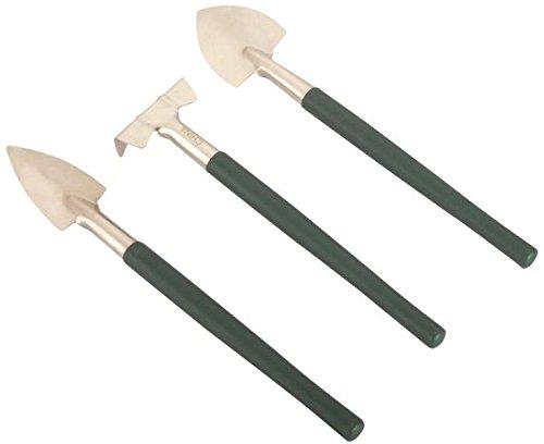 Edward Tools Fairy Garden Tool Set - Stainless Steel rake, Trowel and Transplanter - Bonsai Tools - Perfect Size for manicuring Succulents, Fairy Garden or Bonsai - Rust Proof - NewNest Australia