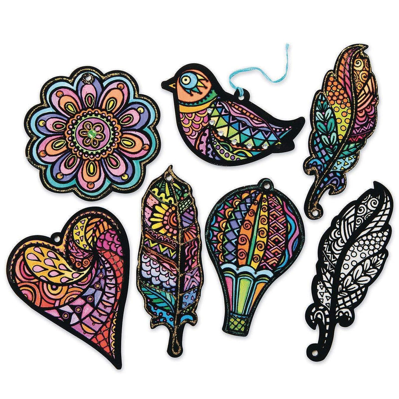 NewNest Australia - Velvet Art Everyday Ornaments (Pack of 24) 