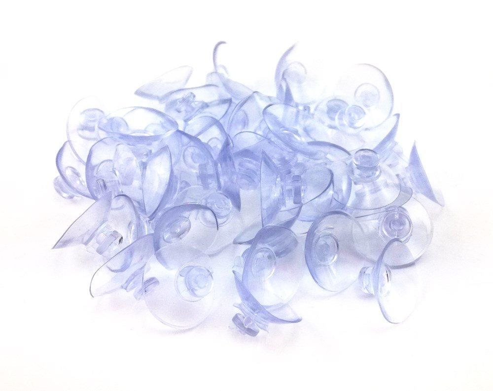 NewNest Australia - Honbay 50pcs 20mm Diameter Mini Clear Plastic Suction Cup Without Hooks 