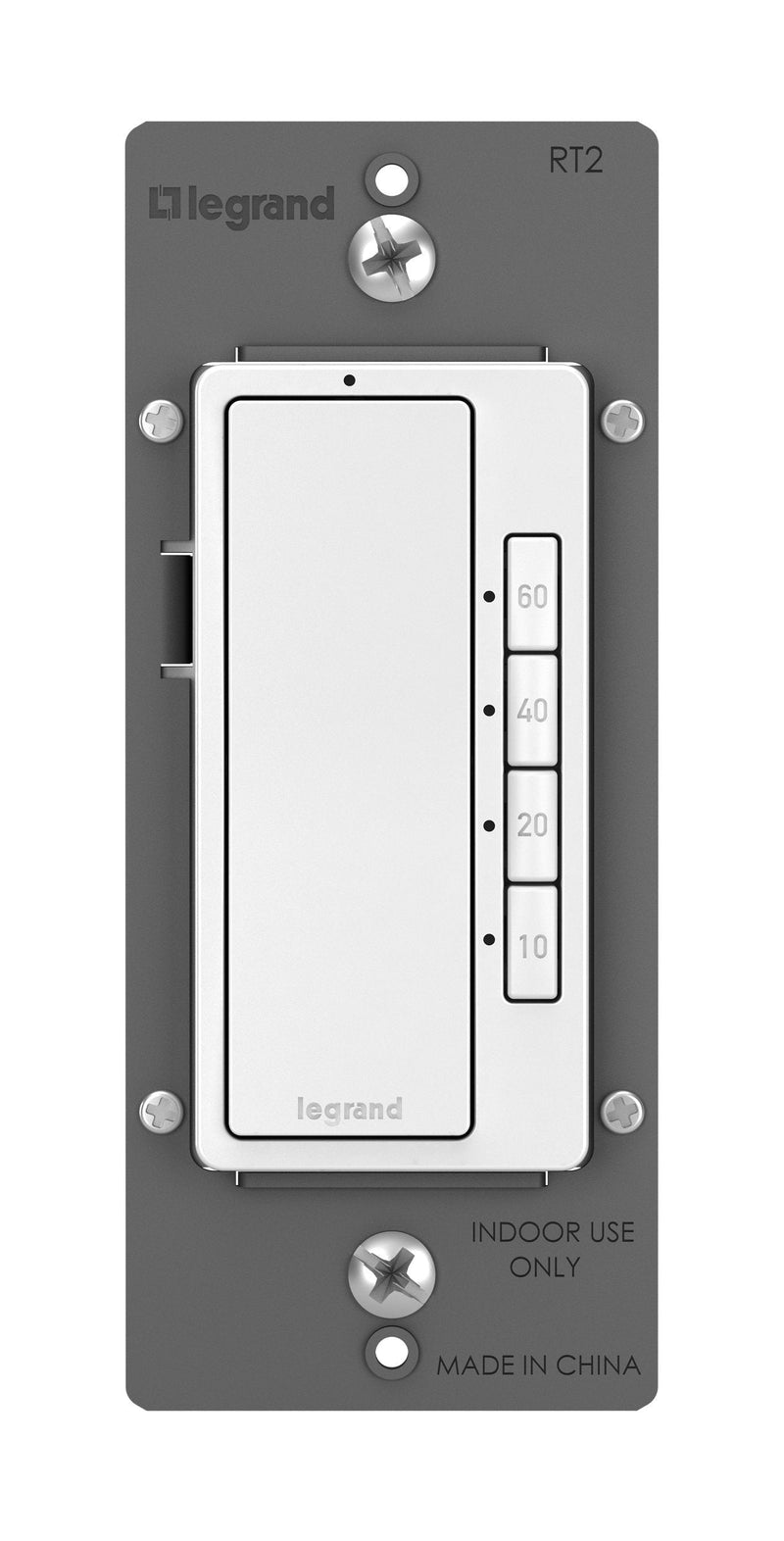 Legrand radiant Digital Light Switch Countdown Timer, Decorator Rocker Wall Switch, 4-Button, RT2WCCV4 - NewNest Australia